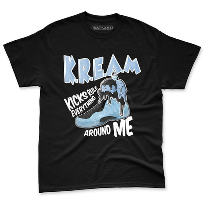 Air-Foamposite-Psychic-Blue-NastyJamz-Premium-T-Shirt-Match-Kream-Sneaker