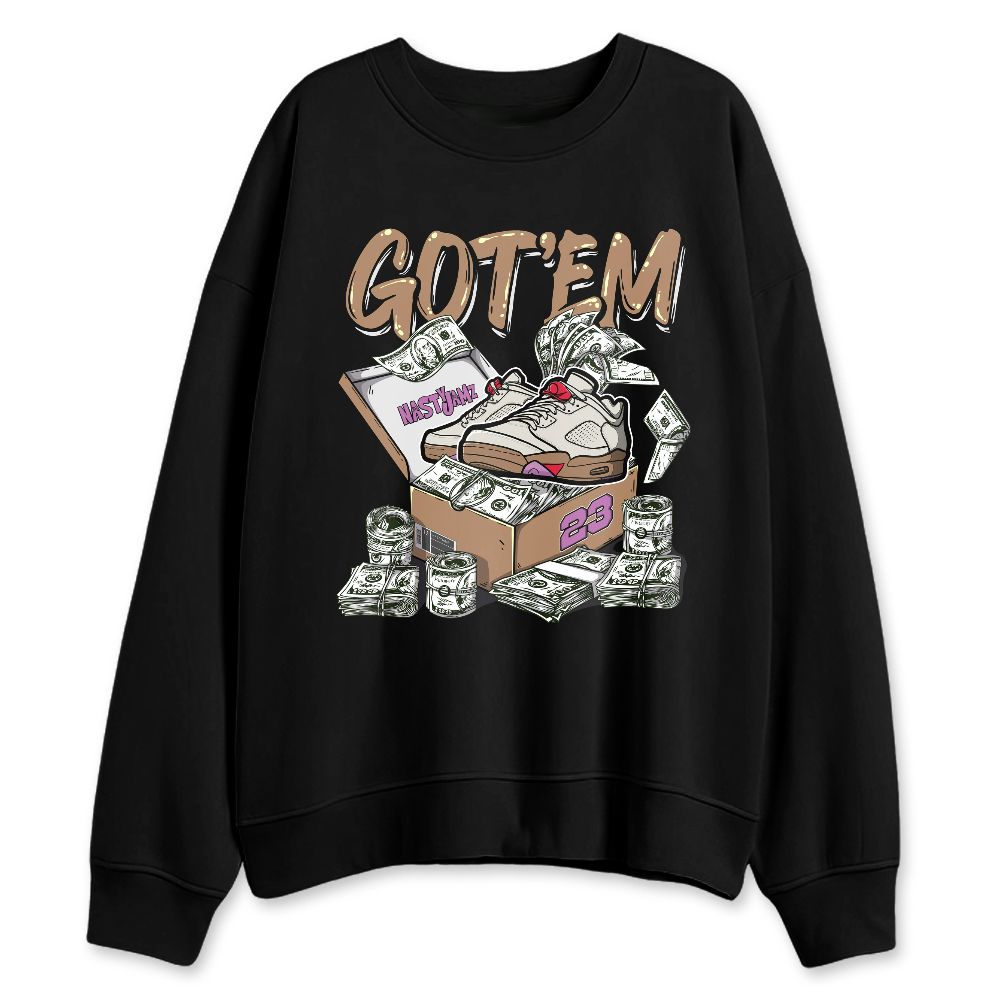 Low-Peanut-Butter-Jelly-5s-NastyJamz-Sweatshirt-Match-Dollar-Sneaker-Box