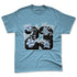 Air-Foamposite-Psychic-Blue-NastyJamz-Premium-T-Shirt-Match-23-Floral