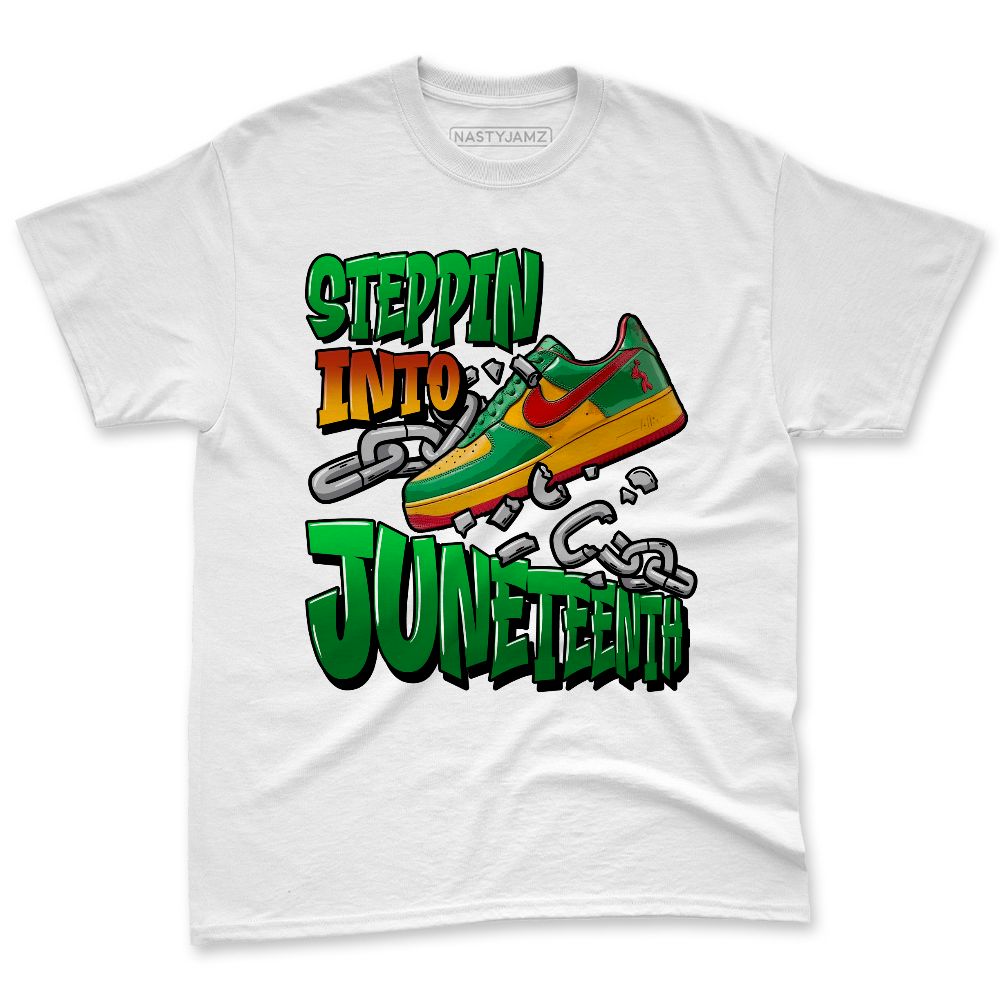AF-1-Low-Lucky-Green-NastyJamz-Premium-T-Shirt-Match-Steppin-Into-Juneteenth