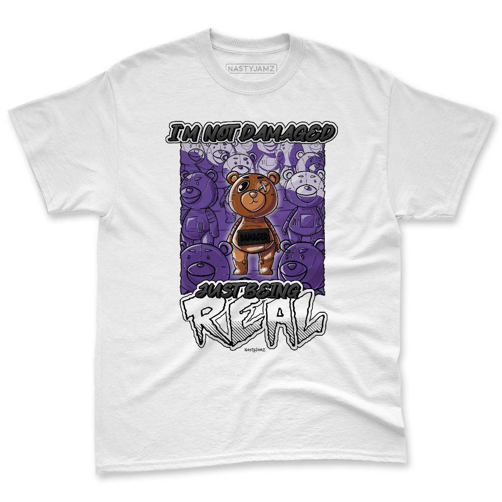 AM-CB-94-Black-Pure-Purple-NastyJamz-Premium-T-Shirt-Match-BER-Damaged-But-Real