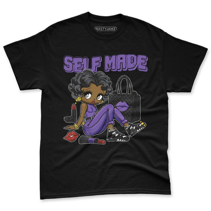 AM-CB-94-Black-Pure-Purple-NastyJamz-Premium-T-Shirt-Match-Sneaker-Girl-Selfmade
