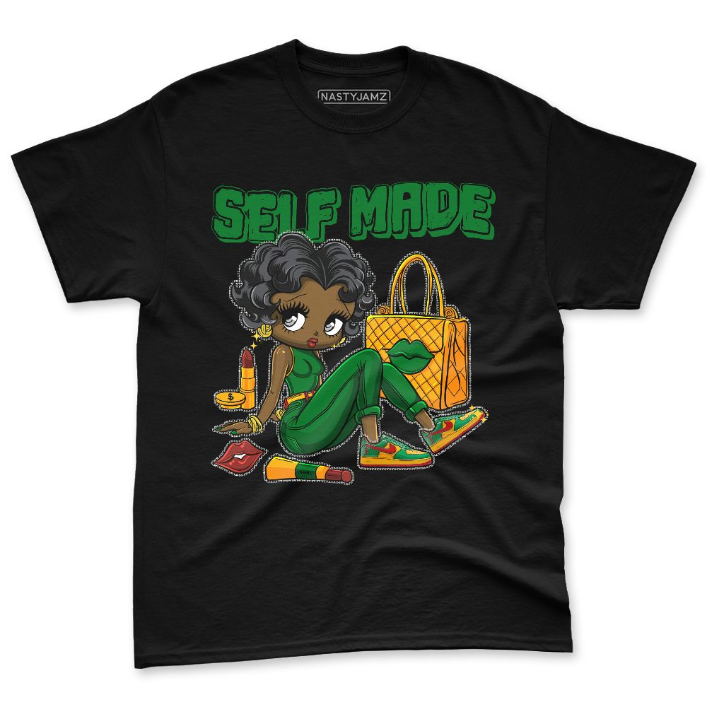 AF-1-Low-Lucky-Green-NastyJamz-Premium-T-Shirt-Match-Sneaker-Girl-Selfmade