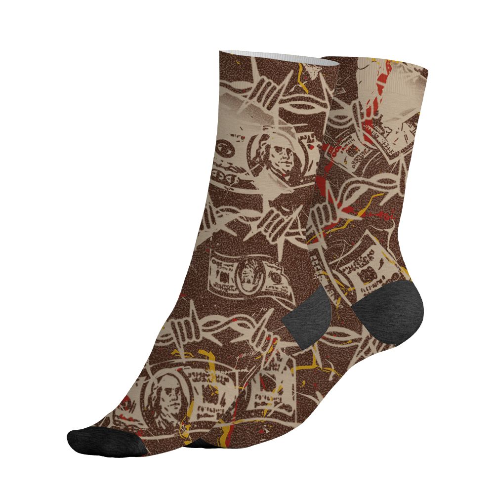 AM-1-Poly-Donkeyy-Kongg-NastyJamz-Socks-Match-Tough-People-Never-Fall-All-Over-Print