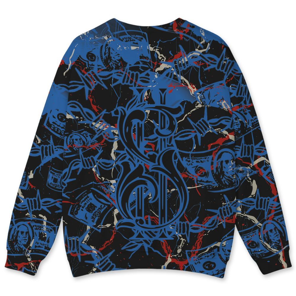 Rare-Air-3s-NastyJamz-Sweatshirt-Match-Tough-People-Never-Fall-All-Over-Print