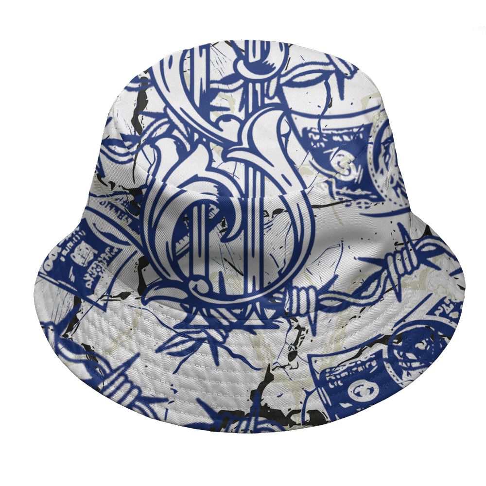 Rare-Air-Deep-Royal-Blue-1s-NastyJamz-Bucket-Hat-Match-Tough-People-Never-Fall-3D-All-Over-Print