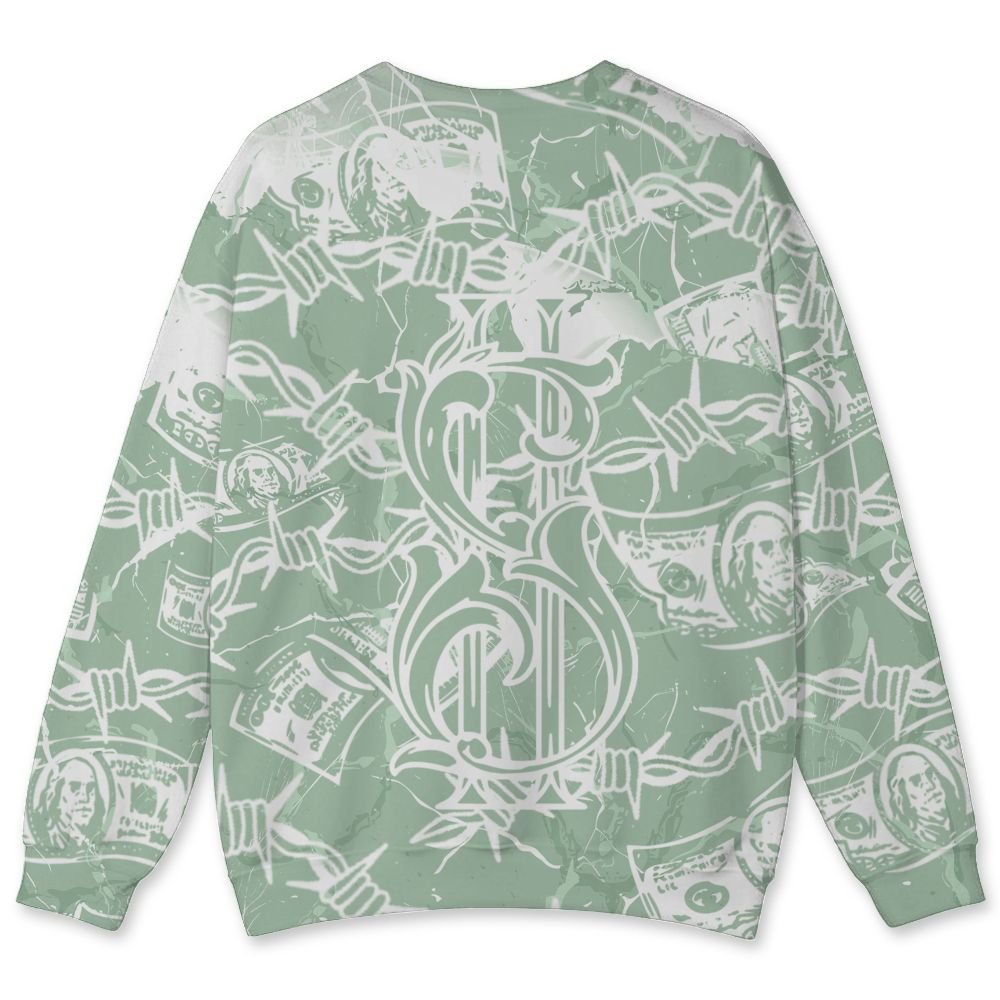 Seafoam-Sail-4s-NastyJamz-Sweatshirt-Match-Tough-People-Never-Fall-All-Over-Print
