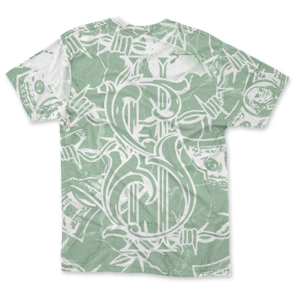 Seafoam-Sail-4s-NastyJamz-T-Shirt-Match-Tough-People-Never-Fall-All-Over-Print