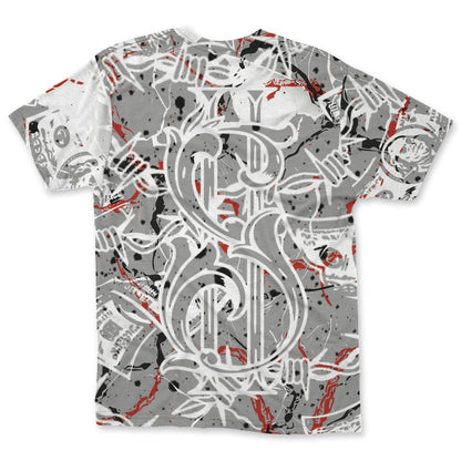 White-Cement-4s-NastyJamz-T-Shirt-Match-Tough-People-Never-Fall-All-Over-Print