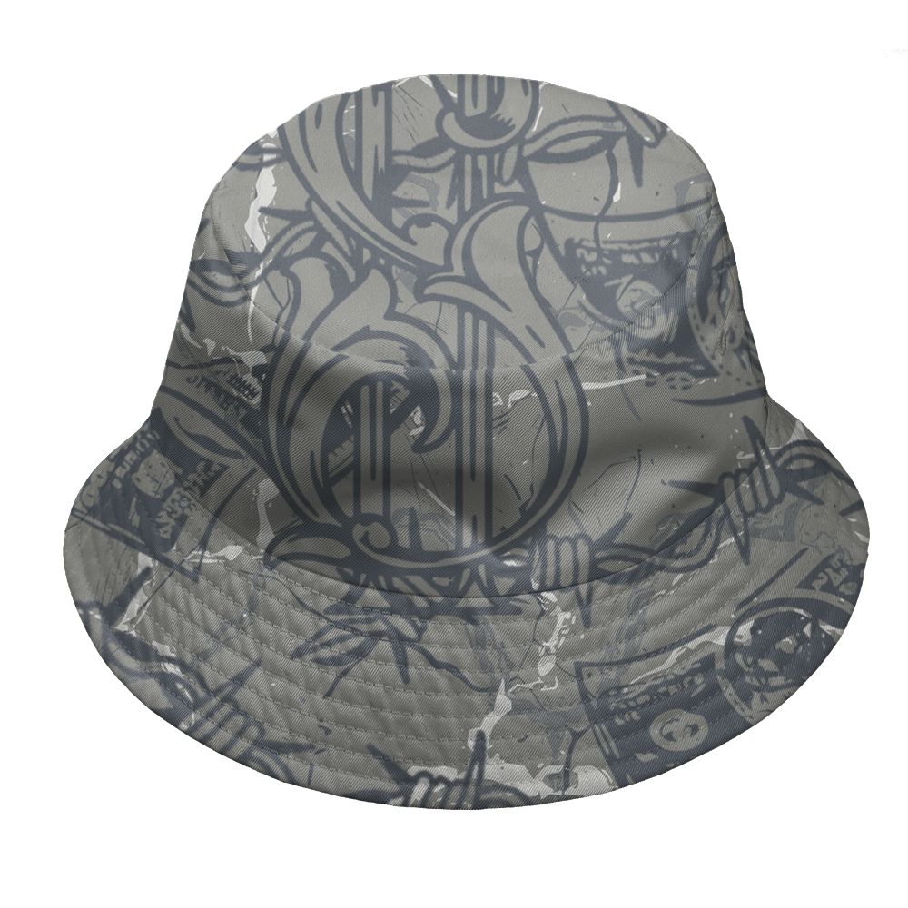 Cool-Grey-9s-NastyJamz-Bucket-Hat-Match-Tough-People-Never-Fall-3D-All-Over-Print