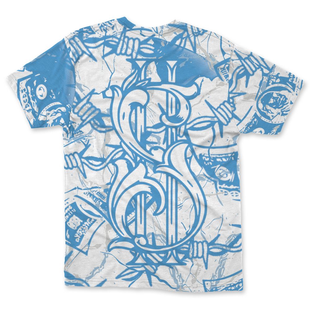 Melo-12s-NastyJamz-T-Shirt-Match-Tough-People-Never-Fall-All-Over-Print