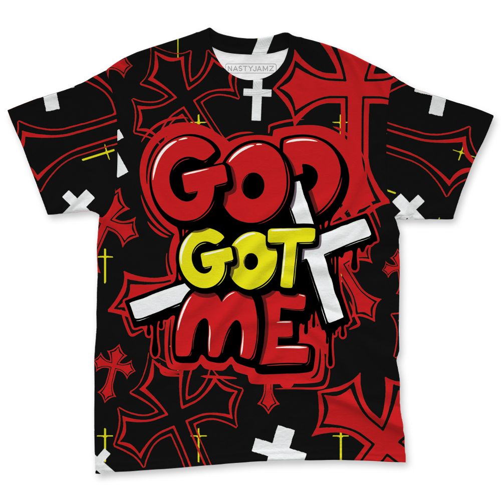 Ferrari 14s NastyJamz Tee Match God Got Me All-Over Print