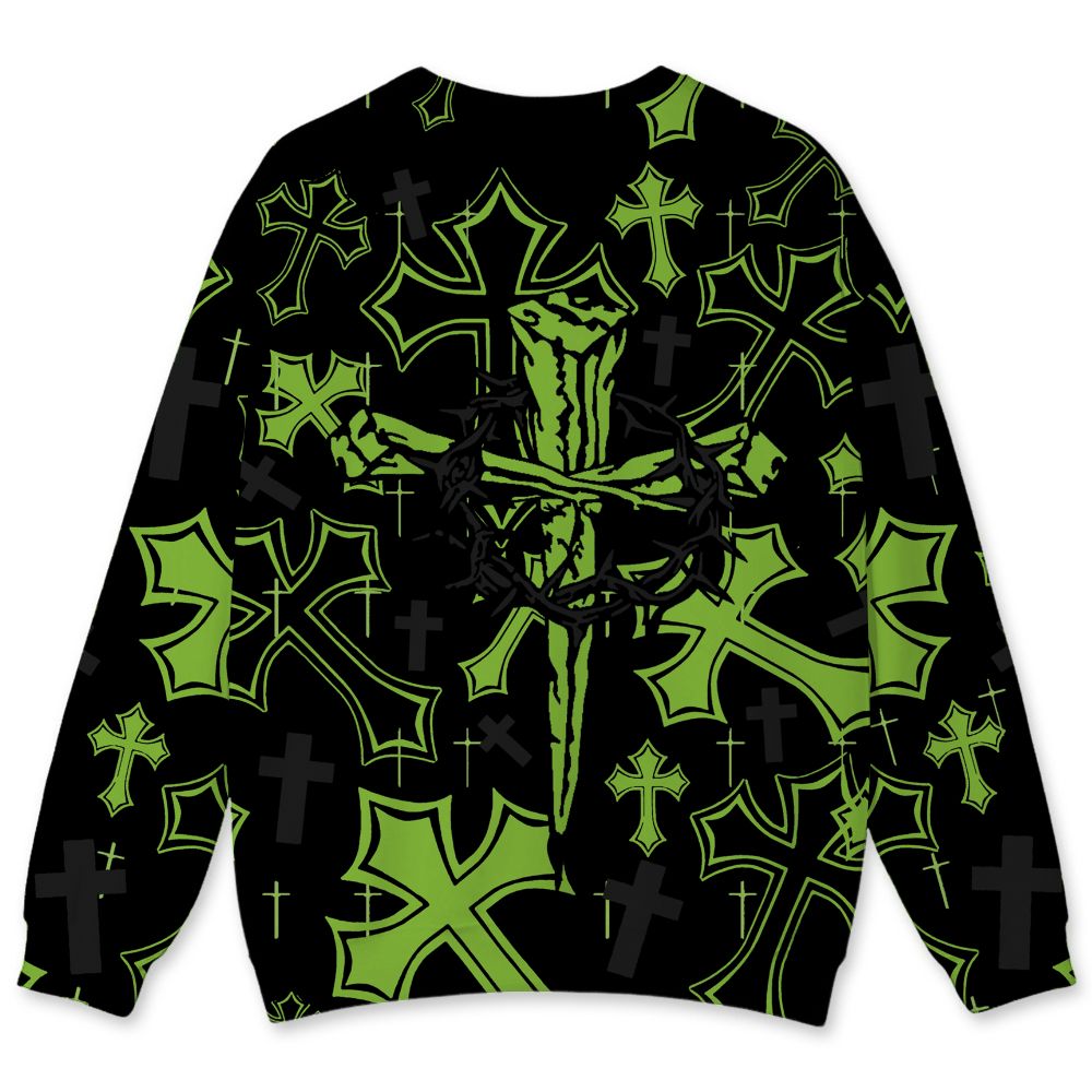 Air-Foamposite-One-Black-Volt-NastyJamz-Sweatshirt-Match-God-Got-Me-All-Over-Print