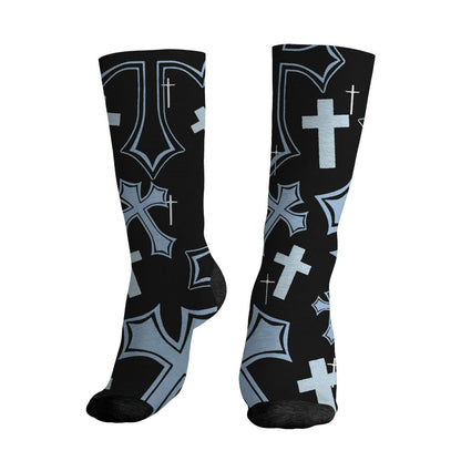 Air-Foamposite-Psychic-Blue-NastyJamz-Socks-Match-God-Got-Me-All-Over-Print