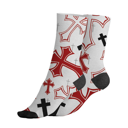 AM-Uptempo-Bulls-NastyJamz-Socks-Match-God-Got-Me-All-Over-Print
