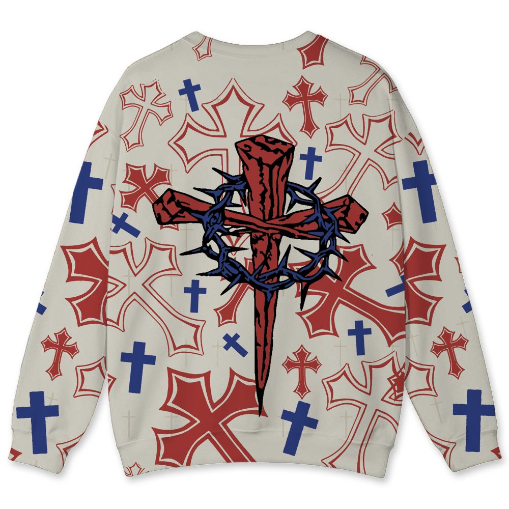Rare-Air-Cinnabar-1s-NastyJamz-Sweatshirt-Match-God-Got-Me-All-Over-Print