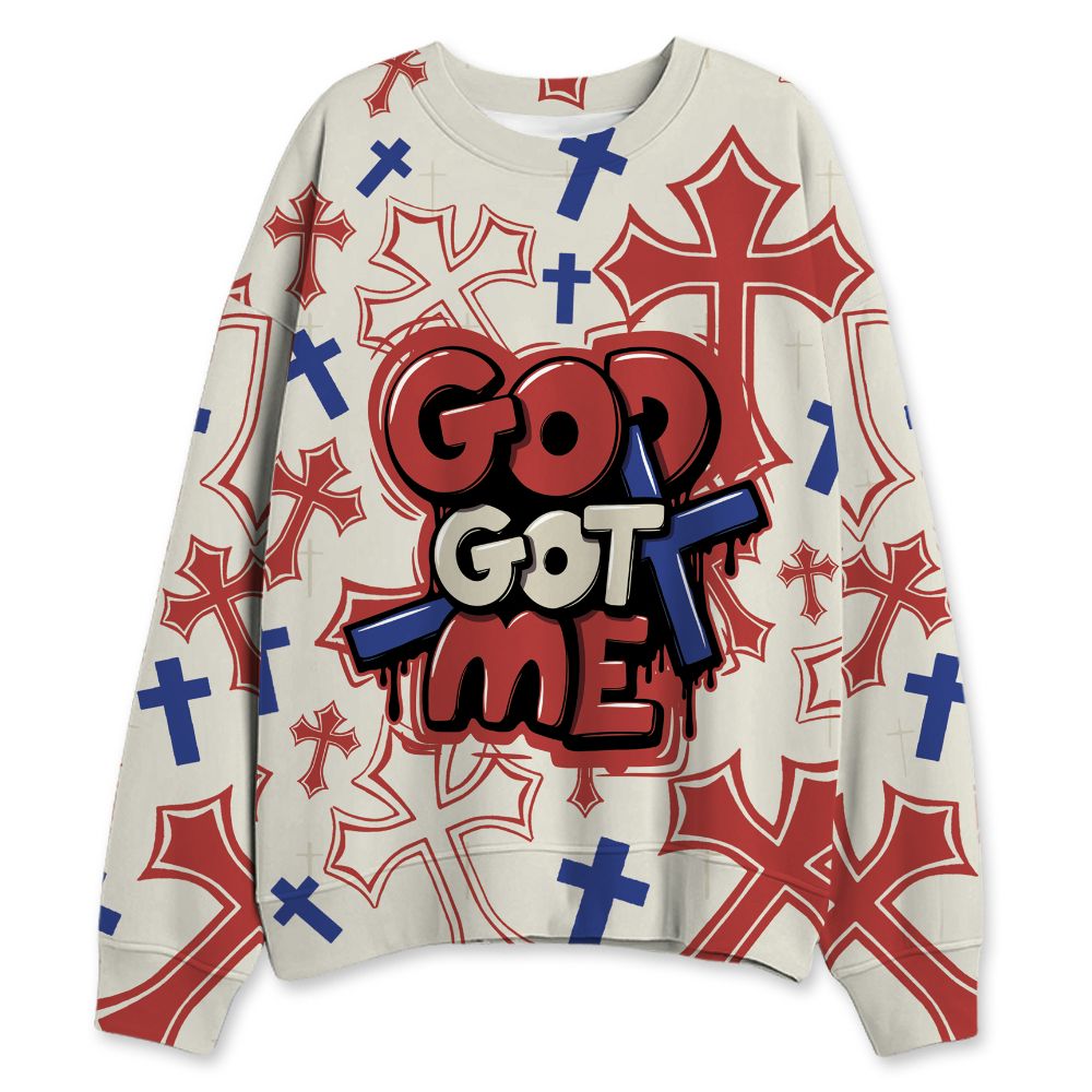 Rare-Air-Cinnabar-1s-NastyJamz-Sweatshirt-Match-God-Got-Me-All-Over-Print
