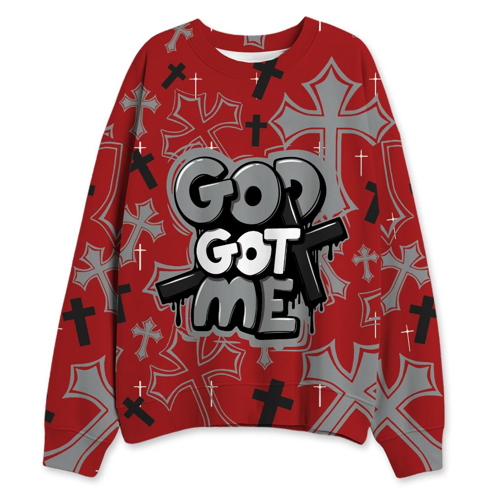 U.nion-Varsity-Red-Shadow-Grey-1s-NastyJamz-Sweatshirt-Match-God-Got-Me-All-Over-Print