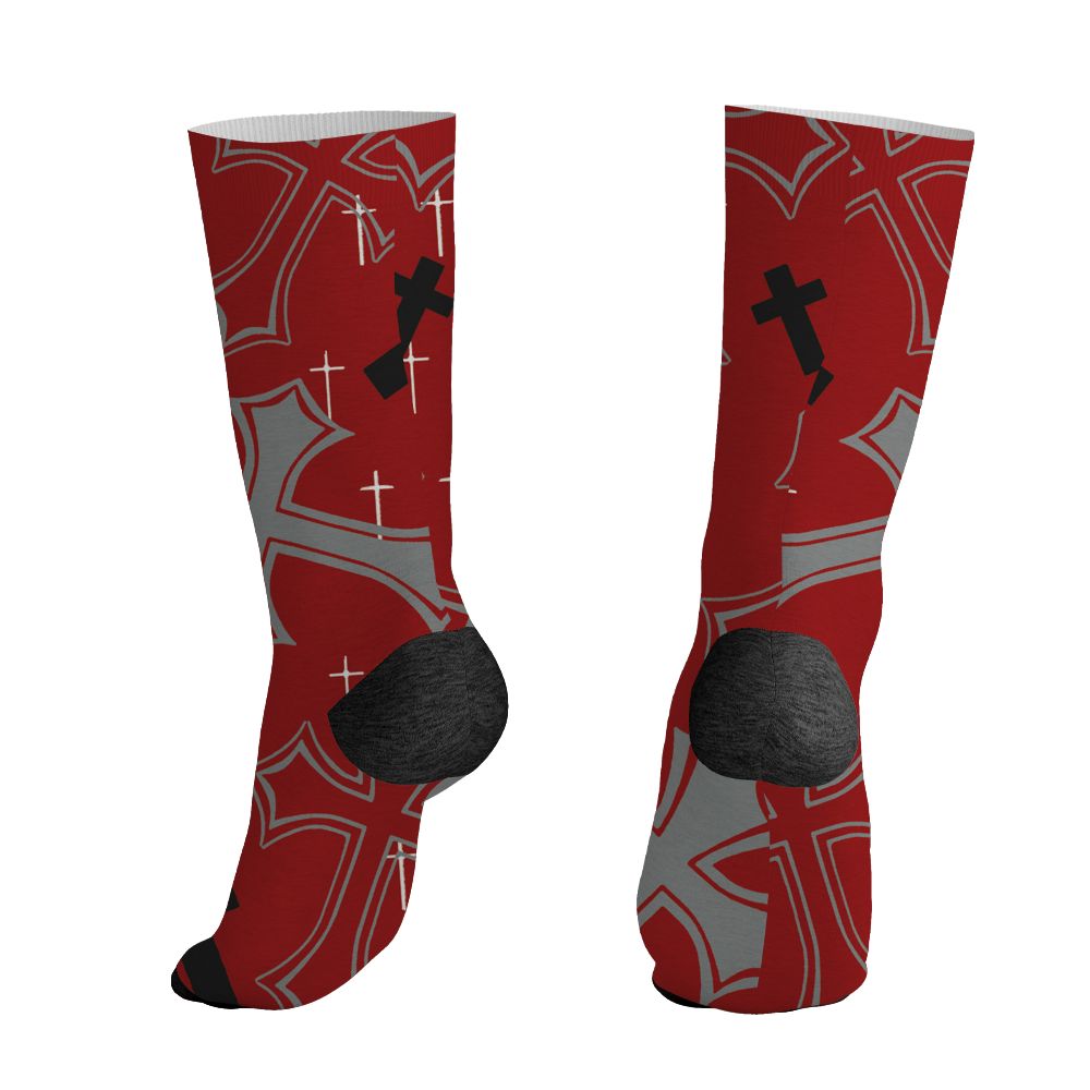 U.nion-Varsity-Red-Shadow-Grey-1s-NastyJamz-Socks-Match-God-Got-Me-All-Over-Print