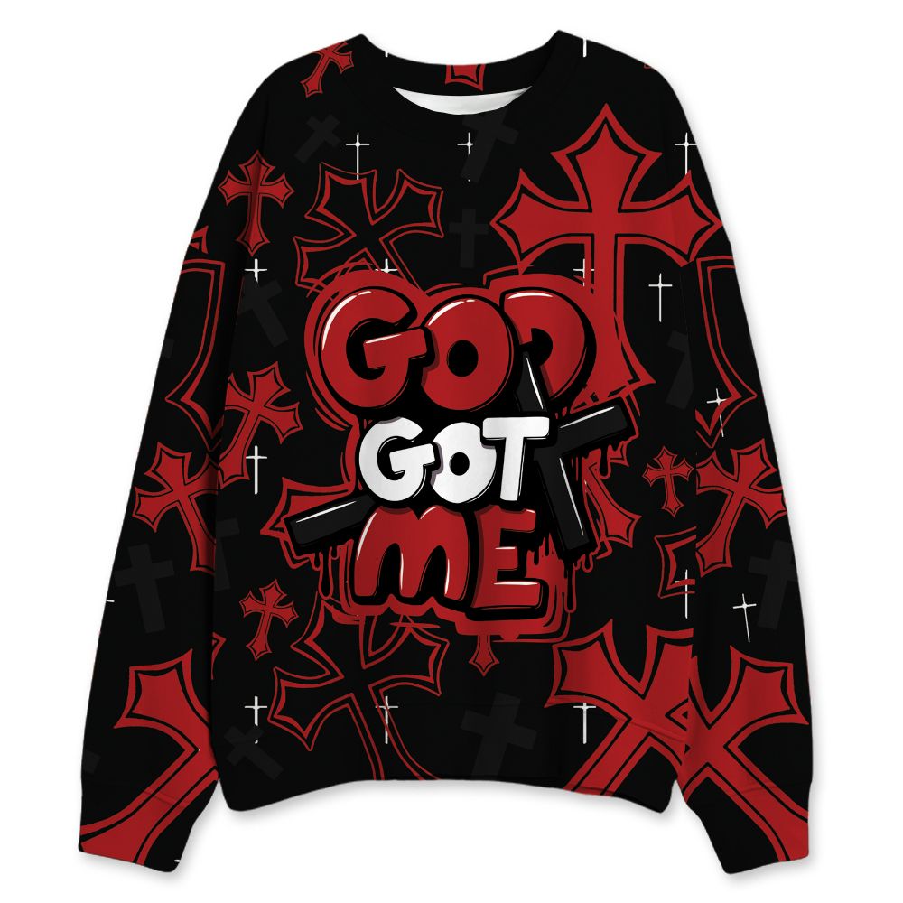Low-Bred-11s-NastyJamz-Sweatshirt-Match-God-Got-Me-All-Over-Print