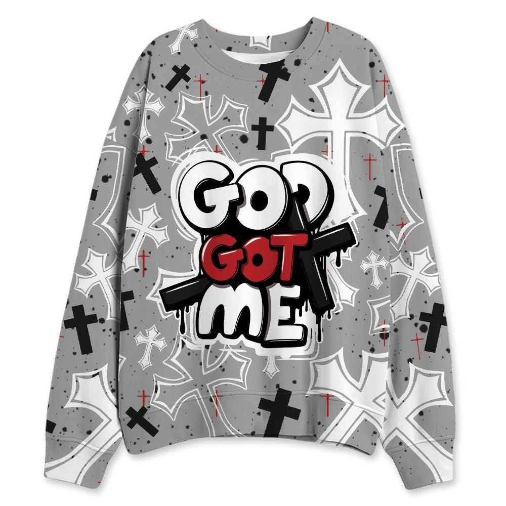 White-Cement-4s-NastyJamz-Sweatshirt-Match-God-Got-Me-All-Over-Print