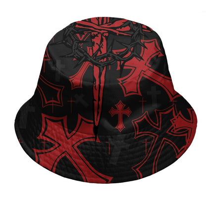 Flu-Game-12s-NastyJamz-Bucket-Hat-Match-God-Got-Me-3D-All-Over-Print