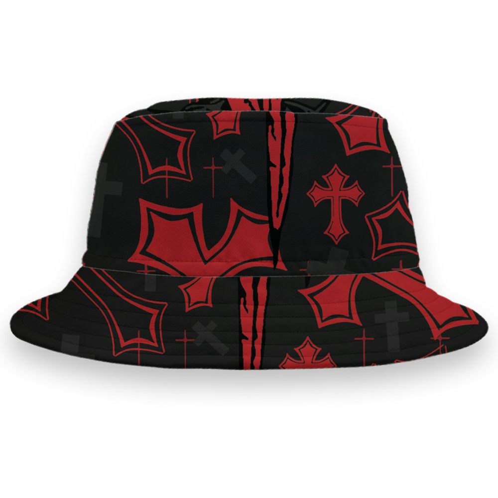 Flu-Game-12s-NastyJamz-Bucket-Hat-Match-God-Got-Me-3D-All-Over-Print