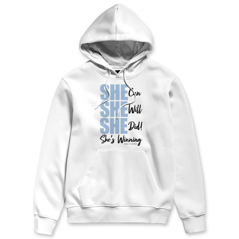 Air Foamposite Psychic Blue NastyJamz Hoodie Match SHE