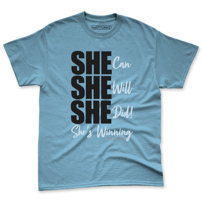 Air Foamposite Psychic Blue NastyJamz Premium T Shirt Match SHE
