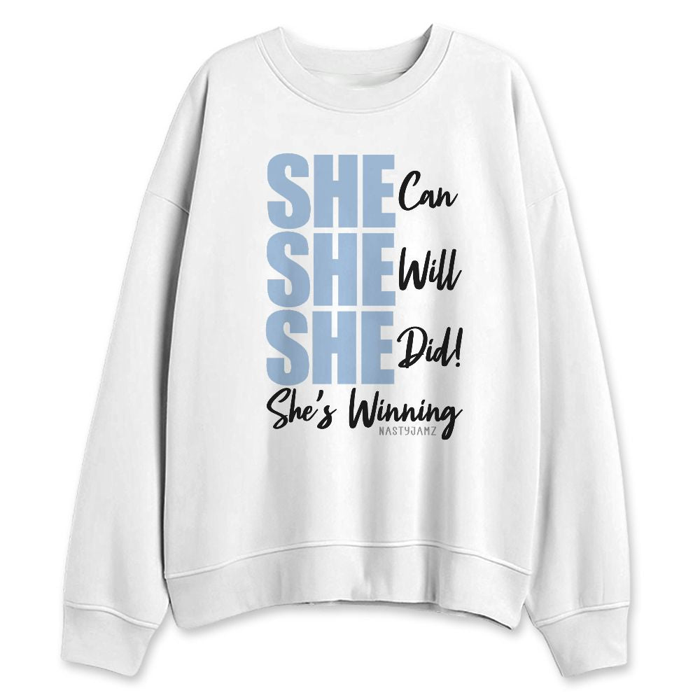 Air Foamposite Psychic Blue NastyJamz Sweatshirt Match SHE