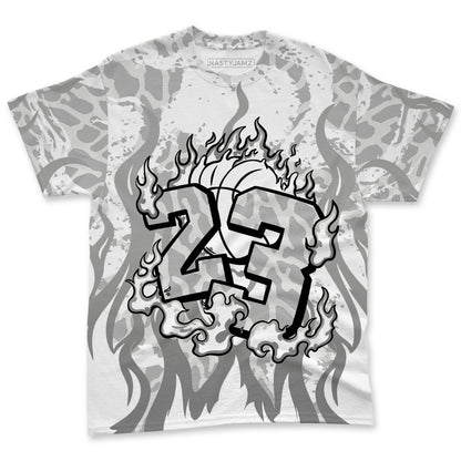 Pure-Money-3s-NastyJamz-T-Shirt-Match-23-Burning-Fire-All-Over-Print
