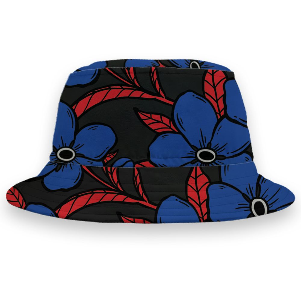 Rare-Air-4s-NastyJamz-Bucket-Hat-Match-Forget-Me-Not-All-Over-Print-Bloom