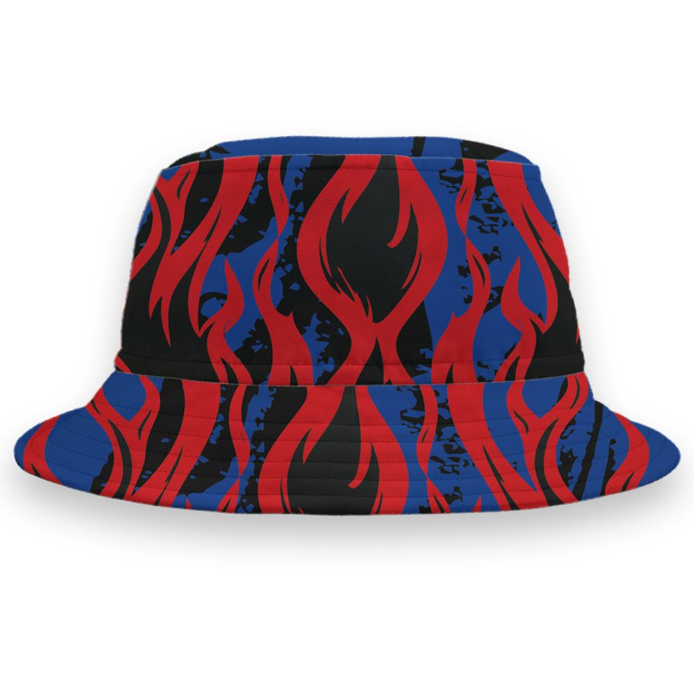 Rare-Air-4s-NastyJamz-Bucket-Hat-Match-23-Burning-Fire-3D-All-Over-Print