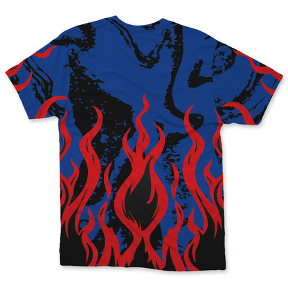 Rare-Air-4s-NastyJamz-T-Shirt-Match-23-Burning-Fire-All-Over-Print