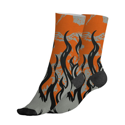 AM-95-OG-Bright-Mandarin-NastyJamz-Socks-Match-23-Burning-Fire-All-Over-Print