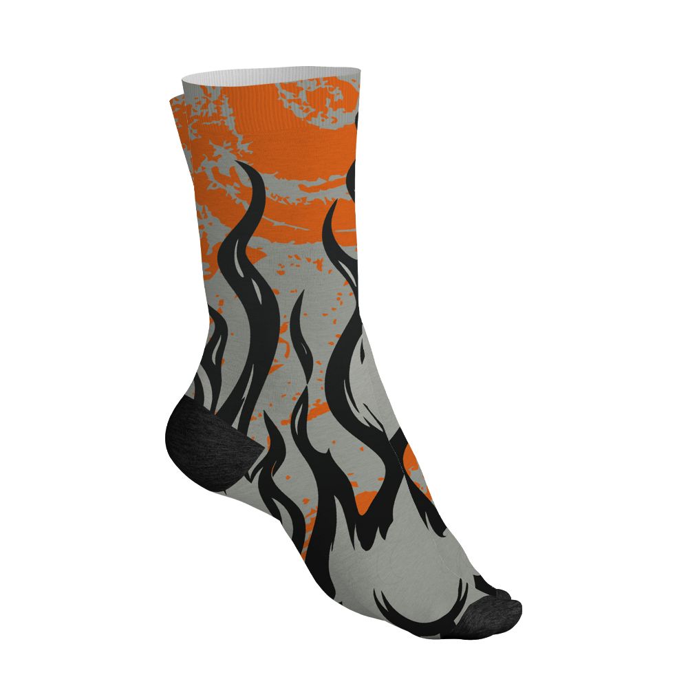 AM-95-OG-Bright-Mandarin-NastyJamz-Socks-Match-23-Burning-Fire-All-Over-Print
