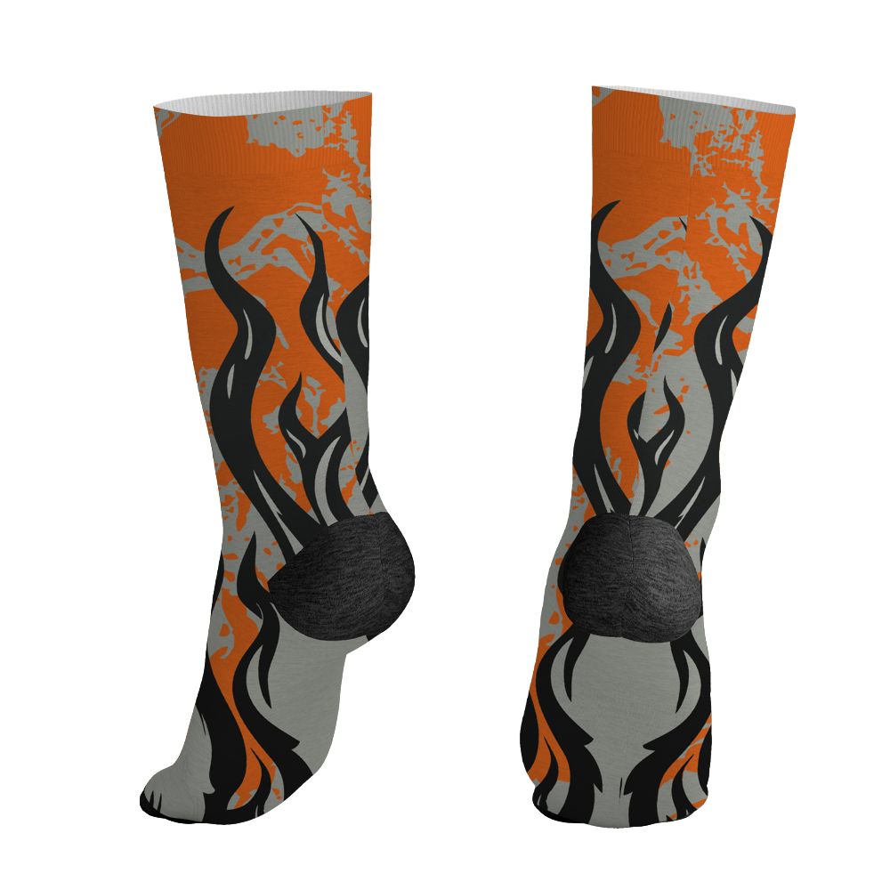 AM-95-OG-Bright-Mandarin-NastyJamz-Socks-Match-23-Burning-Fire-All-Over-Print