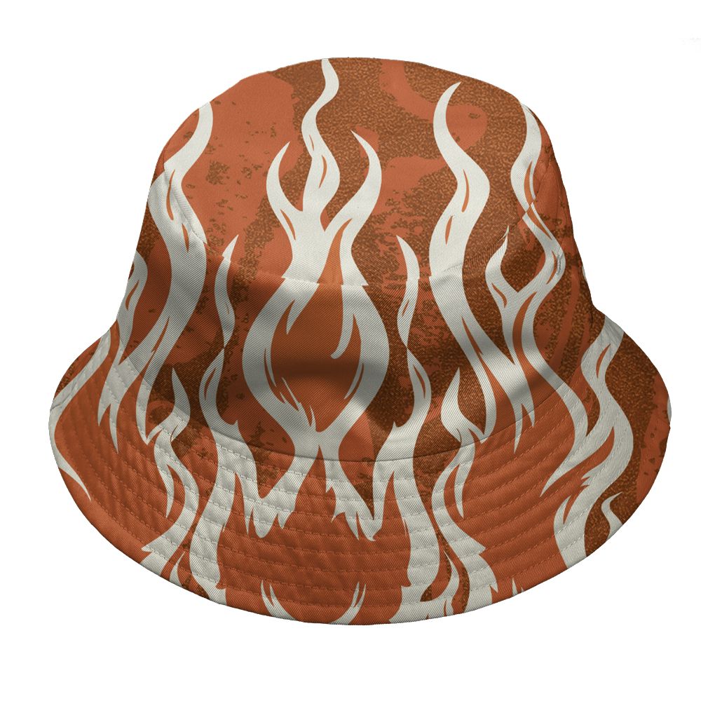 AM-Waffle-Racer-Orange-NastyJamz-Bucket-Hat-Match-23-Burning-Fire-3D-All-Over-Print