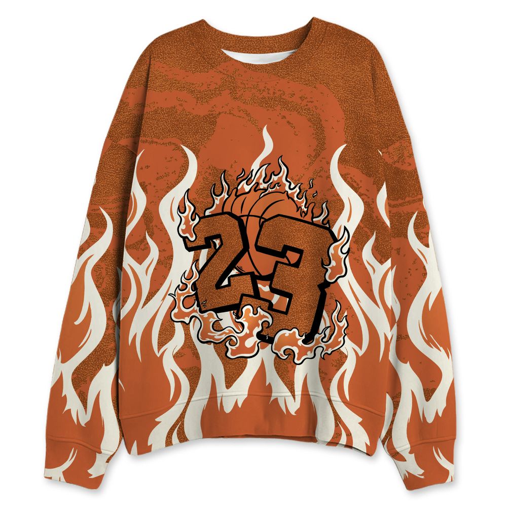 AM-Waffle-Racer-Orange-NastyJamz-Sweatshirt-Match-23-Burning-Fire-All-Over-Print