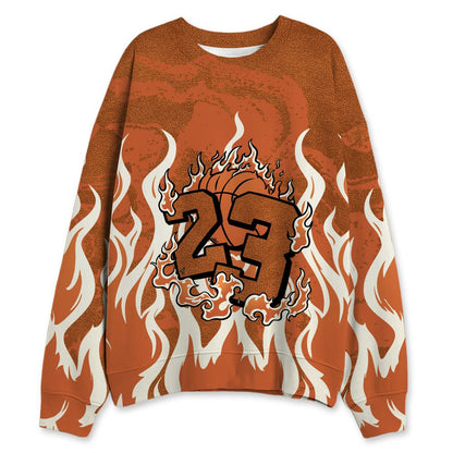 AM-Waffle-Racer-Orange-NastyJamz-Sweatshirt-Match-23-Burning-Fire-All-Over-Print