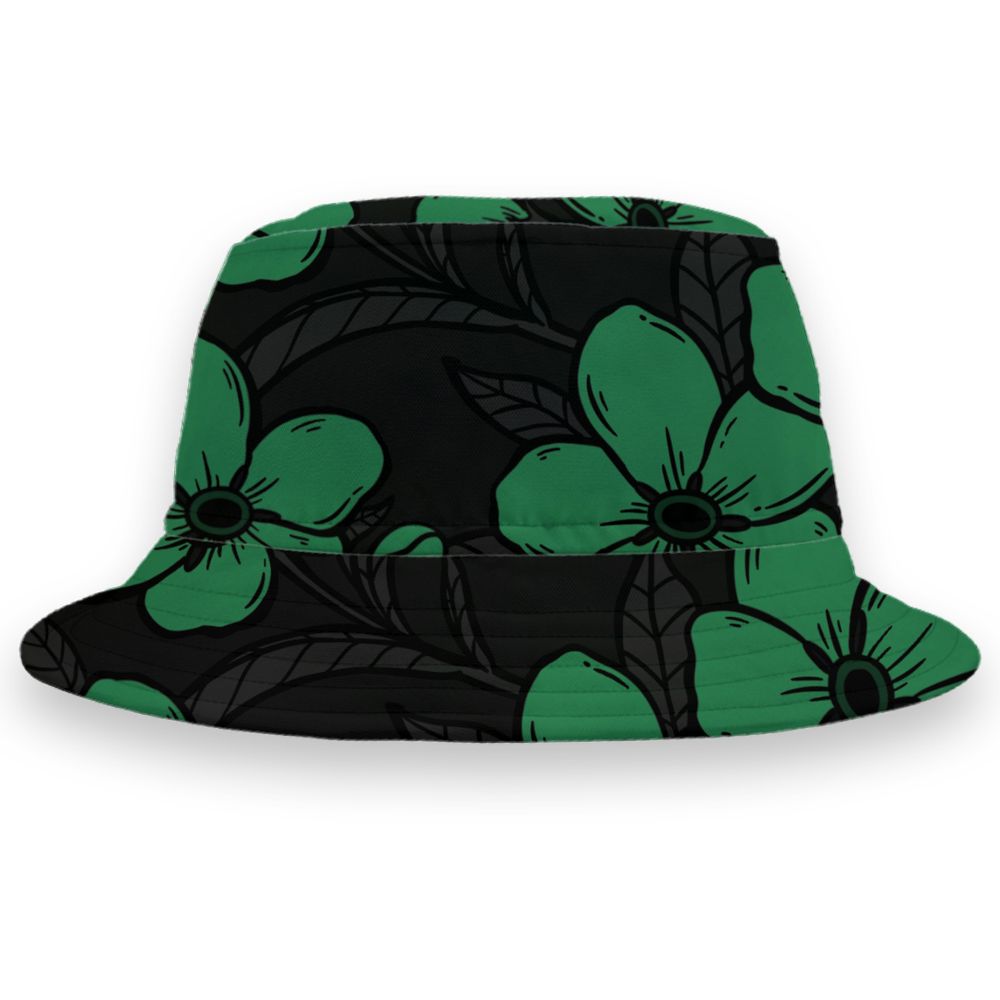 Spizike-Pine-Green-Black-Anthracite-NastyJamz-Bucket-Hat-Match-Forget-Me-Not-All-Over-Print-Bloom