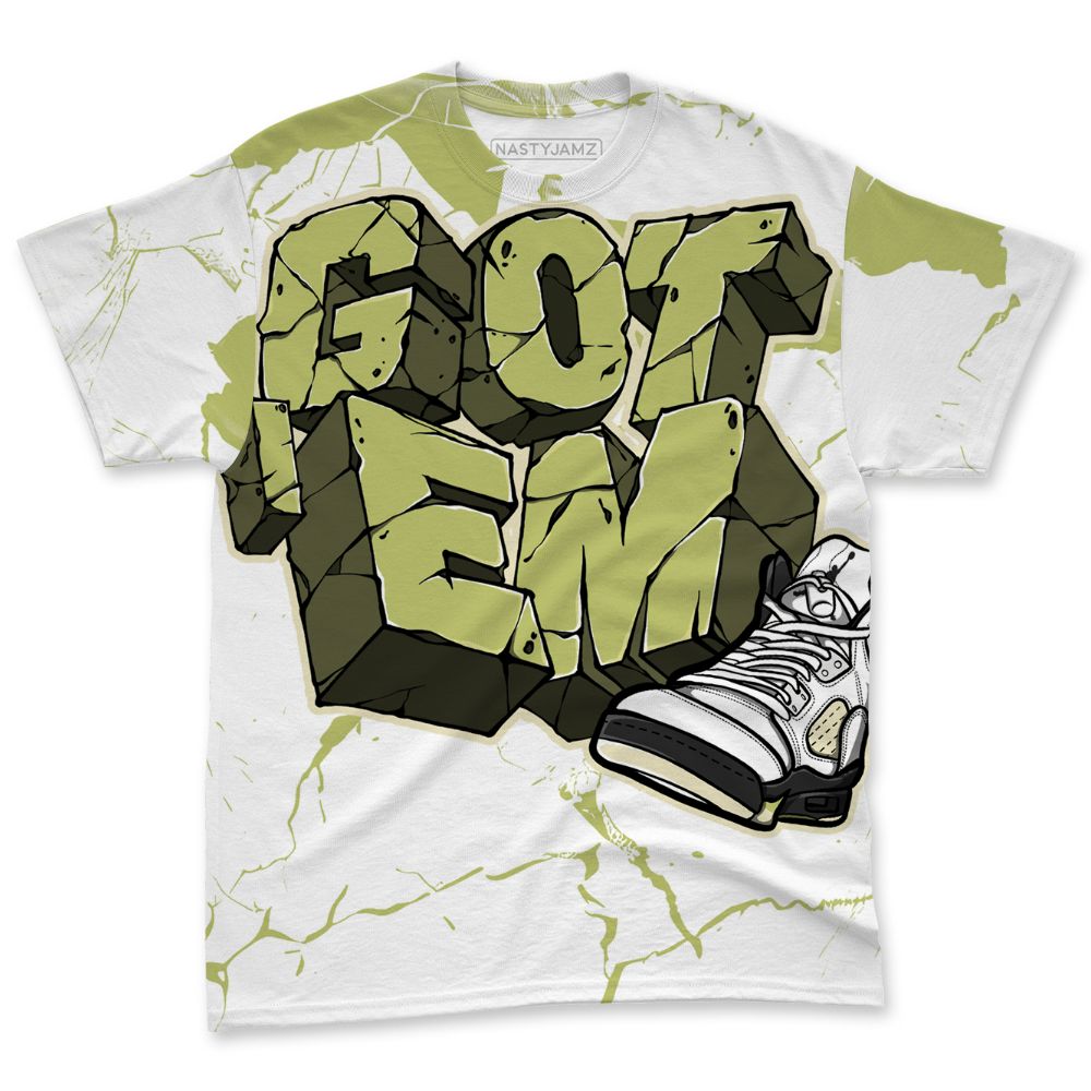 Luminous-Green-5s-NastyJamz-T-Shirt-Match-Got-Em-All-Over-Print