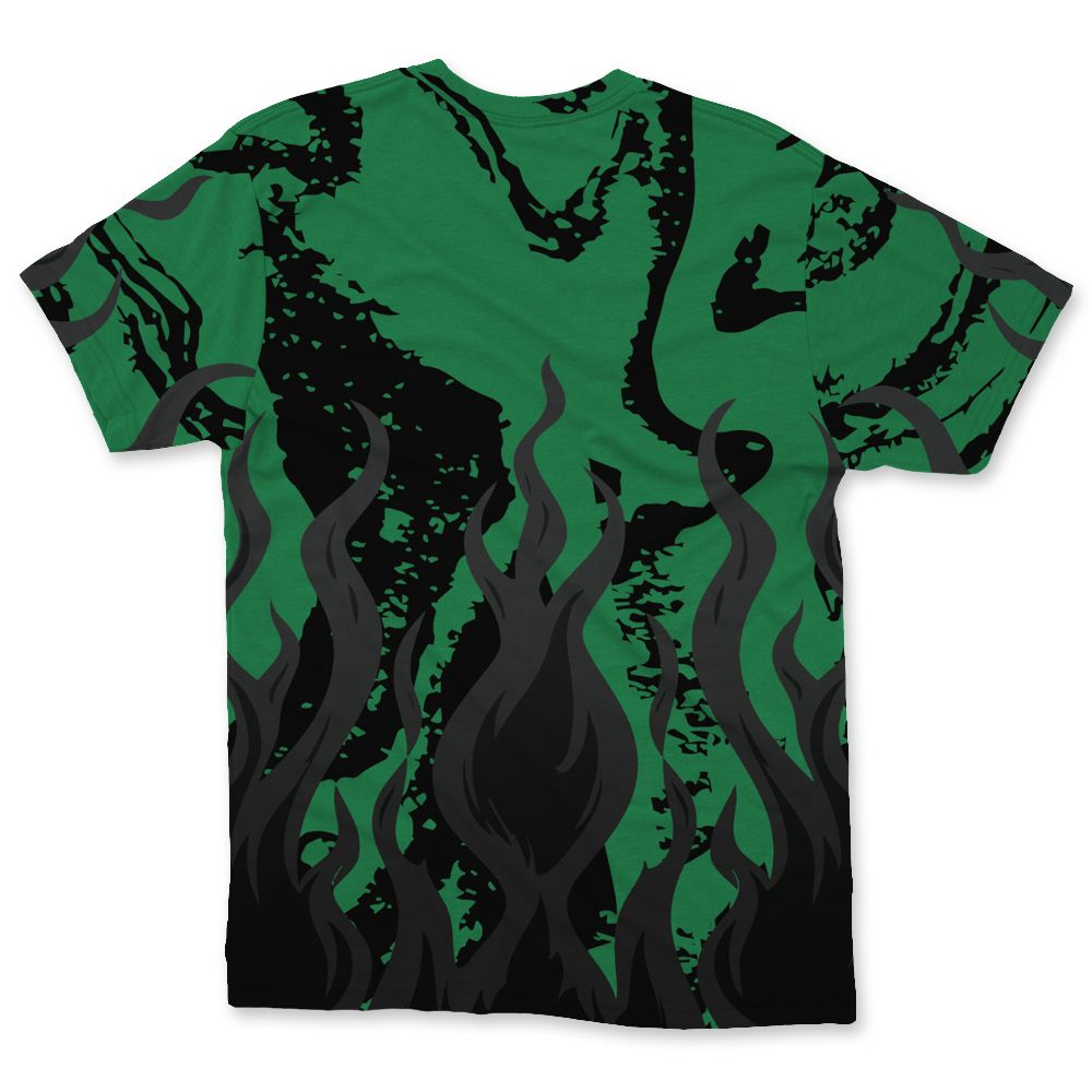 Spizike-Pine-Green-Black-Anthracite-NastyJamz-T-Shirt-Match-23-Burning-Fire-All-Over-Print