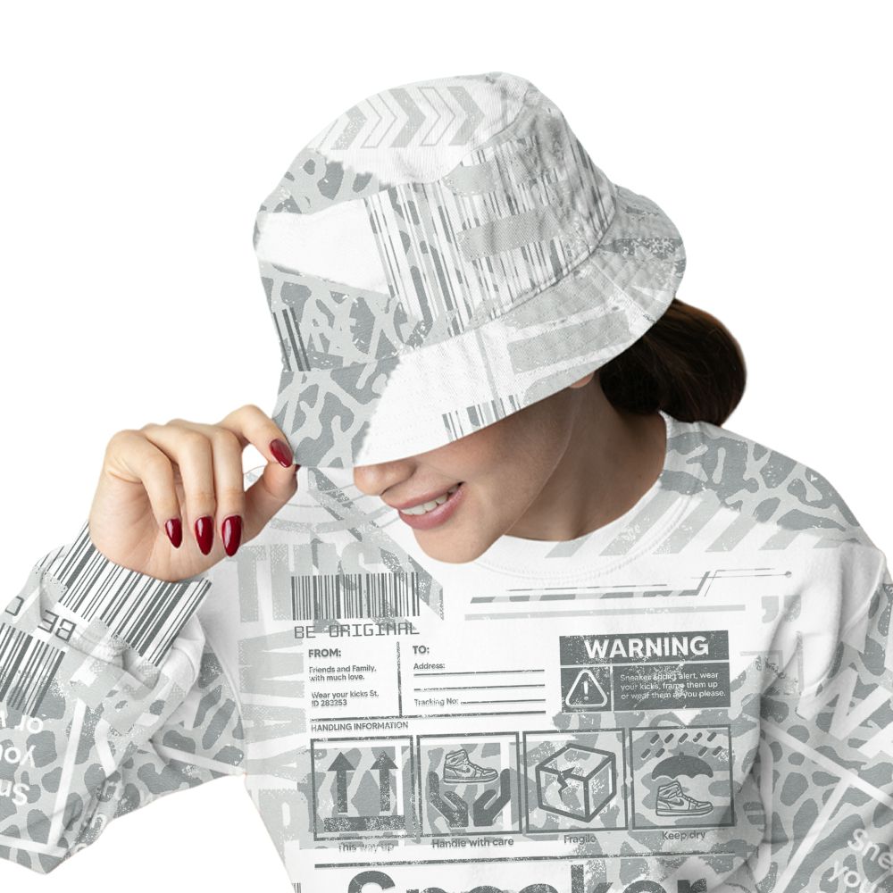 Pure-Money-3s-NastyJamz-Bucket-Hat-Match-Sneaker-Addict-3D-All-Over-Print-Warning