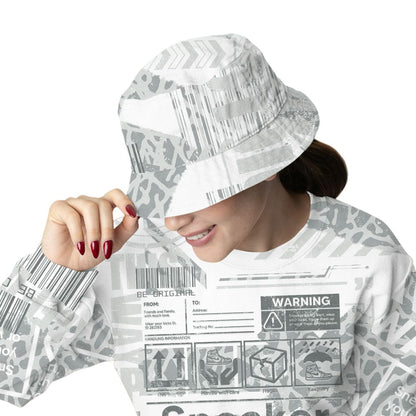 Pure-Money-3s-NastyJamz-Bucket-Hat-Match-Sneaker-Addict-3D-All-Over-Print-Warning