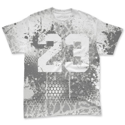 Pure-Money-3s-NastyJamz-T-Shirt-Match-23-Painted-Graffiti