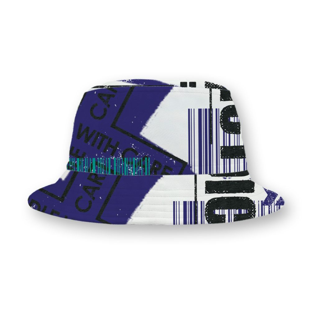 Grape-5s-NastyJamz-Bucket-Hat-Match-Sneaker-Addict-3D-All-Over-Print-Warning