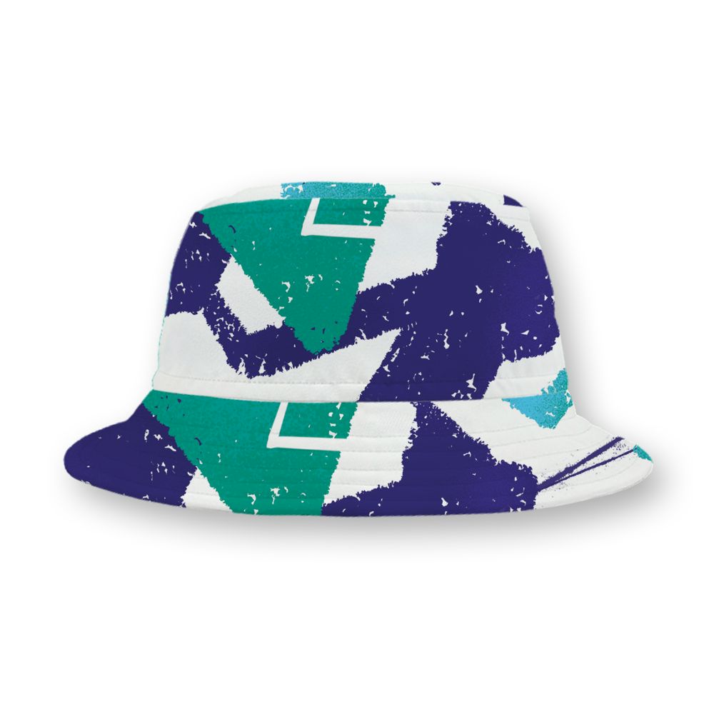 Grape 5s NastyJamz Bucket Hat Match Built Different 3D All-Over Print