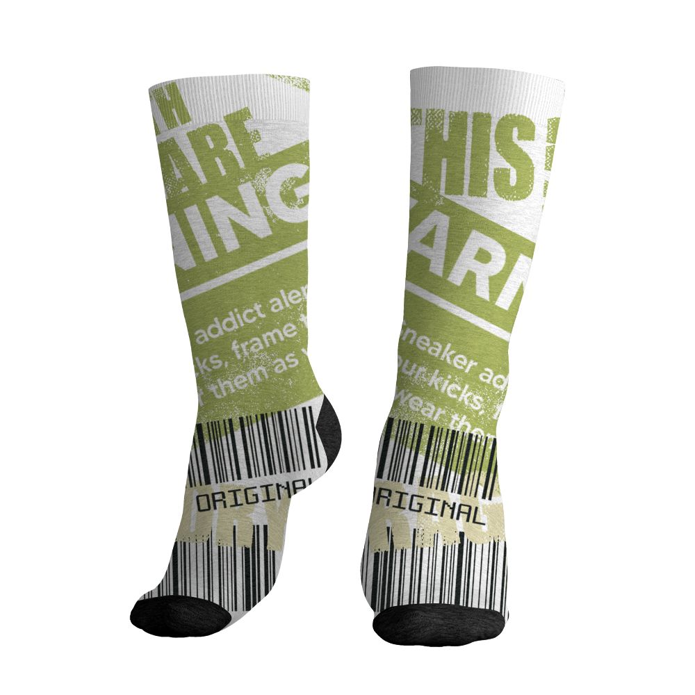 Luminous-Green-5s-NastyJamz-Socks-Match-Sneaker-Addict-All-Over-Print-Warning