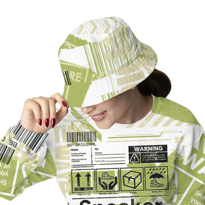 Luminous-Green-5s-NastyJamz-Bucket-Hat-Match-Sneaker-Addict-3D-All-Over-Print-Warning